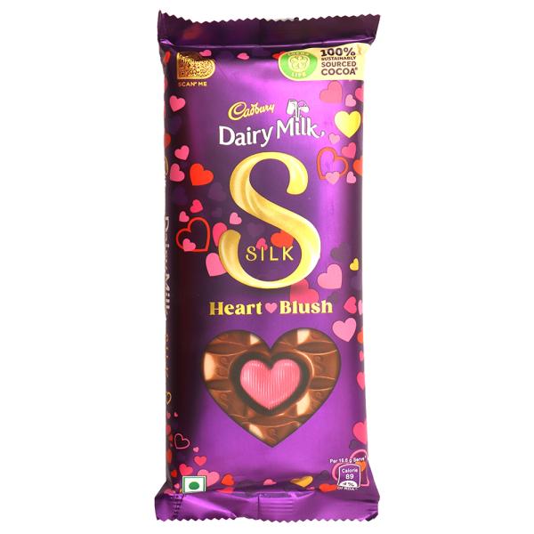Cadbury Dairy Milk Silk  Heart Blush Chocolate 150g